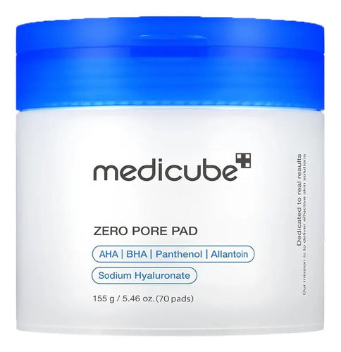 Medicube Zero Pore Pad 70 Pads Aha Bha Control Grasa Normal Noche