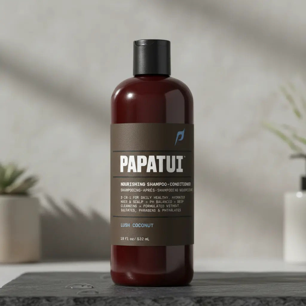 Shampoo + Acondicionador 2 En 1 Para Hombre 532ml Papatui