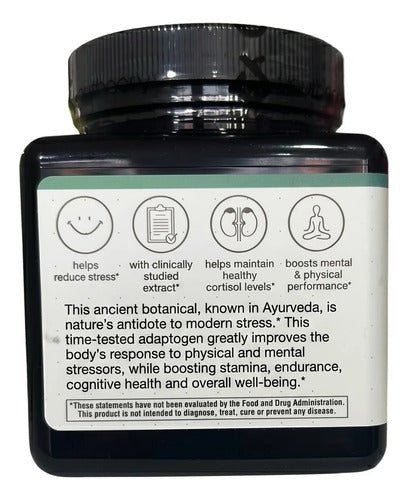 Antiestrés Reduce Cortisol Suplemento Premium 60 Capsulas Sin Sabor