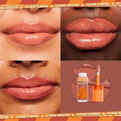 Nyx Duck Plump Brillo Labial Cherry Spice Apri Caugth