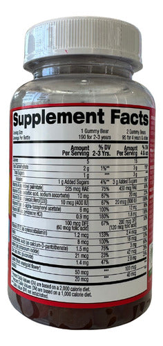 Multivitaminico Para Niños 70 Gomitas Vitaminas Infantil Tutifruti