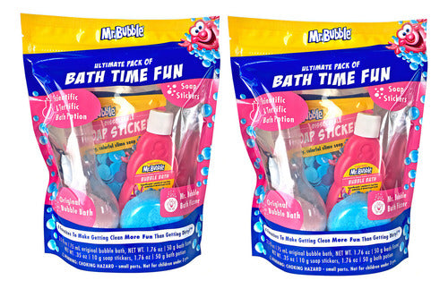 Mr Bubble Ultimate Bath Time Fun 4 Paquete De Baño Infantil