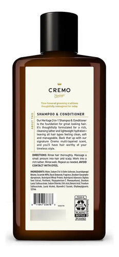 Cremo 2 En 1 Shampoo Y Acondicionador Fresh Timber 473 Ml
