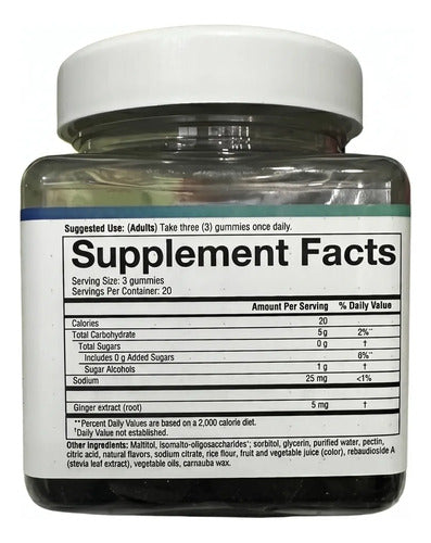 Antiestrés Reduce Cortisol Suplemento Premium 60 Gomitas Blueberry