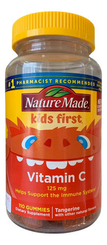 Nature Made Kids First Vitamina C 110 Gomitas Para Niños Mandarina
