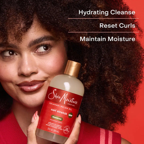 Sheamoisture Curl Stretch Champú Kalahari Aceite De Melón