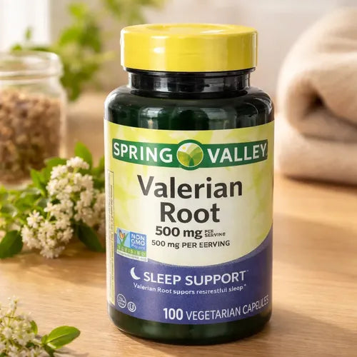 Valeriana Apoyo Para Dormir 500 Mg Cansancio 100 Capsulas Sin Sabor