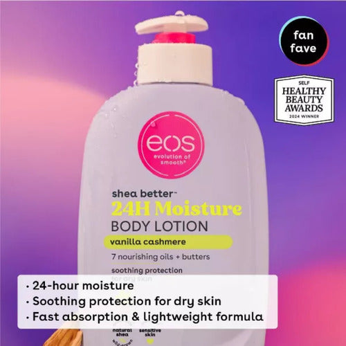 Eos Body Lotion 24h Moisture Loción Corporal Hidratante 16oz