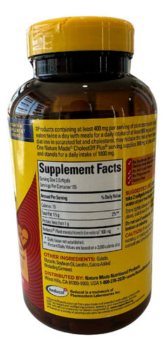 Suplemento Dietético 210 Capsulas Reduce El Colesterol Sin Sabor