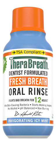 Enjuague Bucal Therabreath Menta 88ml Travel