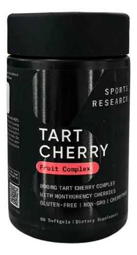 Sports Research Concentrado Cereza Acida Antioxidante 60 Cap Sin Sabor