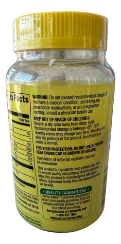 Vitaminas C D Zinc Spring Valley 60 Gomitas Immune Plus Frutas