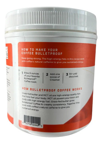 Bulletproof Sustituto De Crema Polvo Mct Keto 420grs Sin Sabor