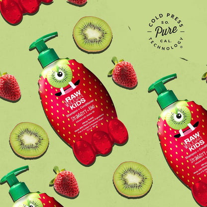 Shampoo Y Acondicionador Raw Sugar Kids Fresa Kiwi
