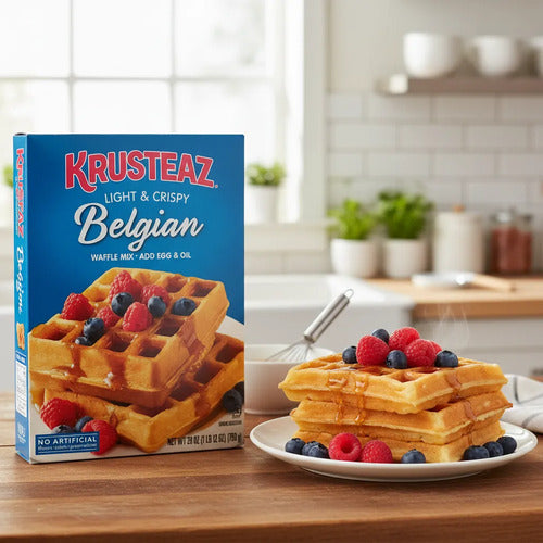 Krusteaz Light And Crispy Belgian 793gr