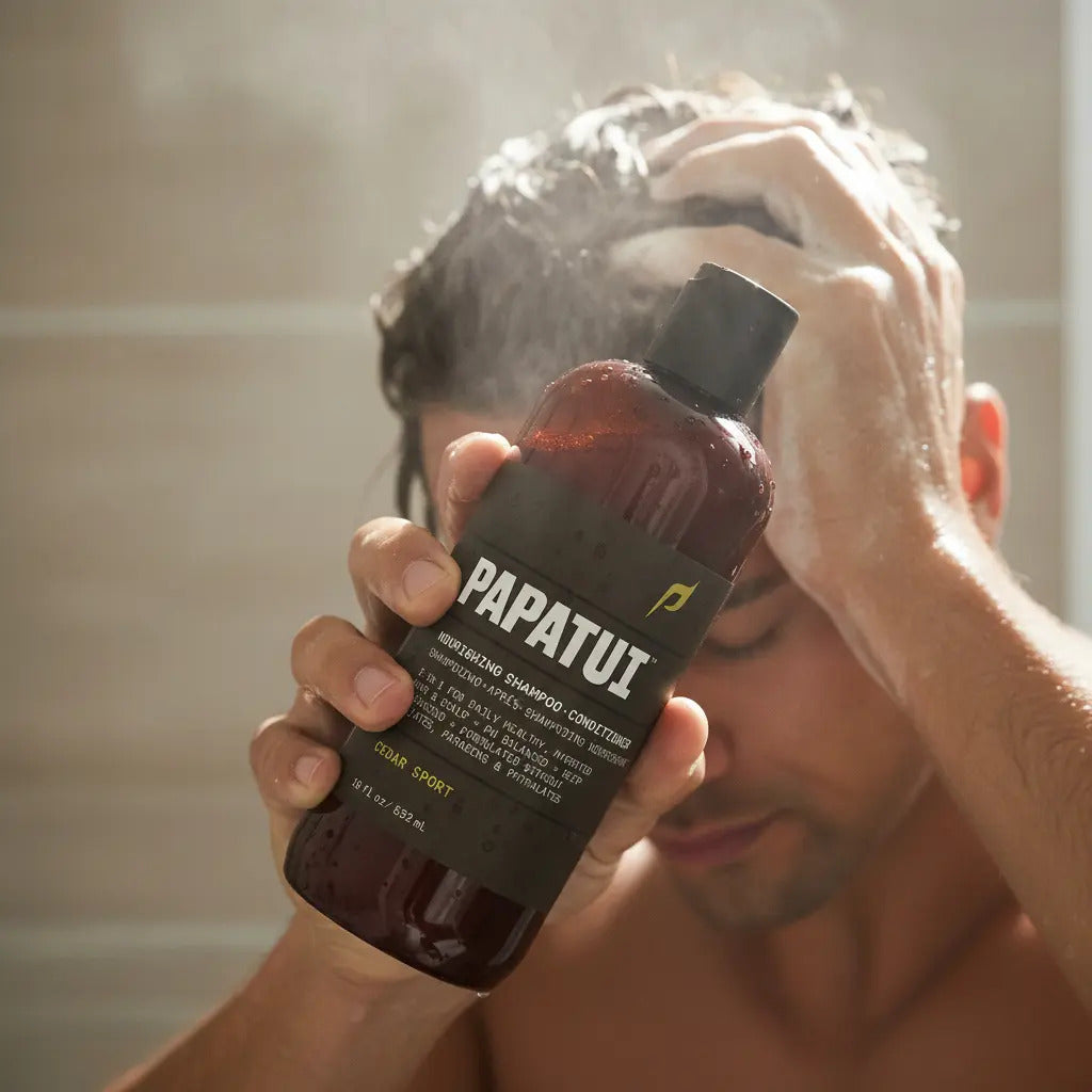 Shampoo + Acondicionador 2 En 1 Para Hombre 532ml Papatui