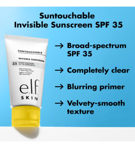 Elf Protector Solar + Primer Glow Spf35 Invisible Waterproof