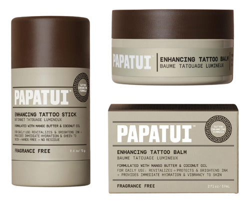 Kit Cuidado De Tatuajes Papatui Tattoo Balsamo + Stick