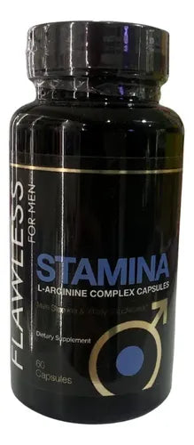 L-arginina L-citrulina Stamina Apoyo De Energía 60 Capsulas Sin Sabor