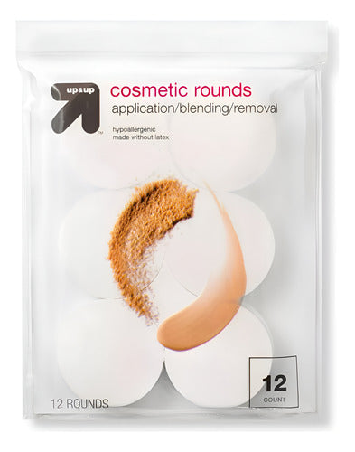 Esponja De Maquillaje Up&up Suave Y Precisa 12rounds Blanco Mediana