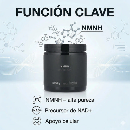 Suplemento Nmnh Mononucleotido De Nicotinamida 60 Capsulas Sin Sabor