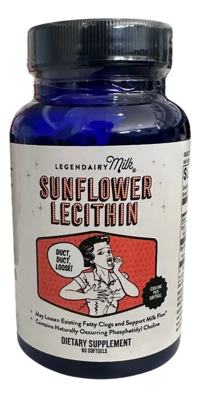 Leche Materna Suplemento Lactancia 60 Capsu Lecitina Girasol Sin Sabor