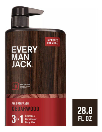 Every Man Jack All Over Wash 3 In 1 Lavado Todo En Uno