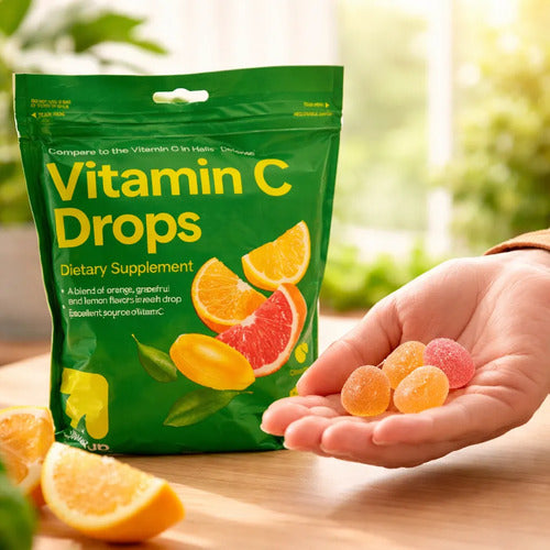 Refuerzo Sistema Inmunológico Vitamina C 80 Gomitas 135 Mg Citricos