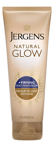 Crema Corporal Jergens Natural Glow Hidratación Intensiva Midium To Deep