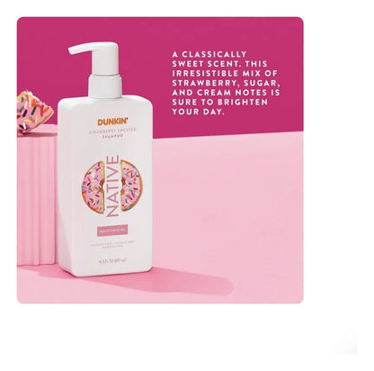 Shampoo Dunkin Hidratante Strawberry Brillo Y Suavidad 487ml
