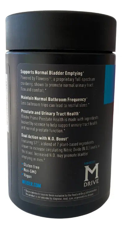 Weider Prime Prostate Health Próstata Hombres 120 Cápsulas Sin Sabor