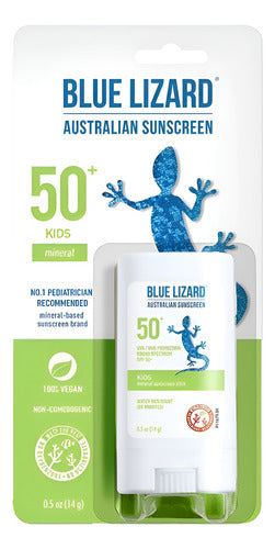 Blue Lizard - Protector Solar Niños Con Óxido De Zinc 50 Spf