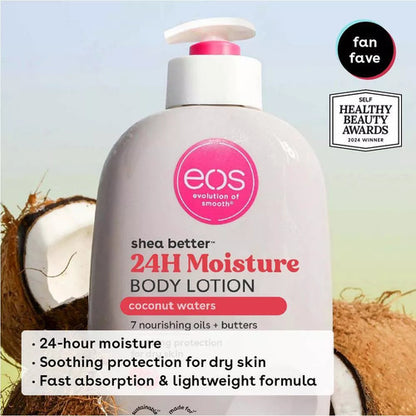 Eos Body Lotion 24h Moisture Loción Corporal Hidratante 16oz