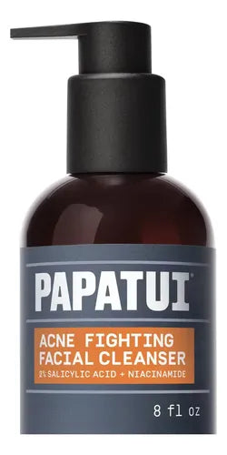 Papatui Limpiador Facial Antiacné 2% Ácido Salicílico 237ml Todo Tipo De Piel Día/noche