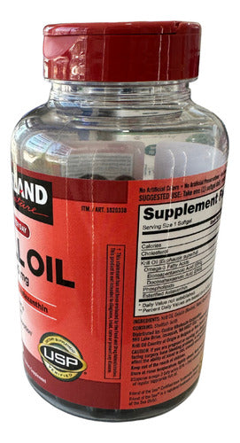 Aceite De Krill 180 Capsulas Omega 3 Astaxanthin Kirkland Sin Sabor