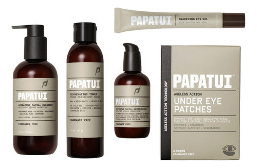 Papatui Complete Face Care Bundle Kit Cuidado Facial Hombres