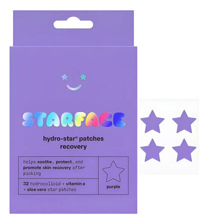 Starface Recovery Parches Antiacné Mixta Morado 32pz - Mixta - Día/noche