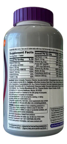 Multivitamínico Para Mujer Mayor De 50 Años 275 Tabletas Sin Sabor