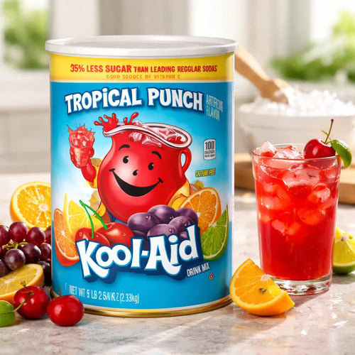 Kool Aid Sabor Tropical Punch En Polvo 2.33kg