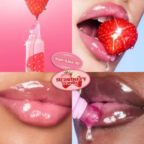 Unreal Lips Healty Glow Oil Strawberry Vainilla Strawberry Vanilla