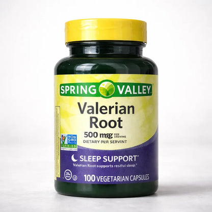 Valeriana Apoyo Para Dormir 500 Mg Cansancio 100 Capsulas Sin Sabor