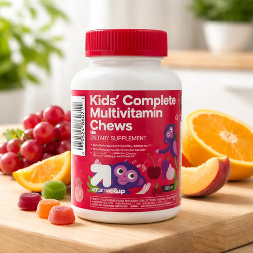 Multivitamínico Kid 150 Tabletas De Frutas Fortalecer Huesos Frutas