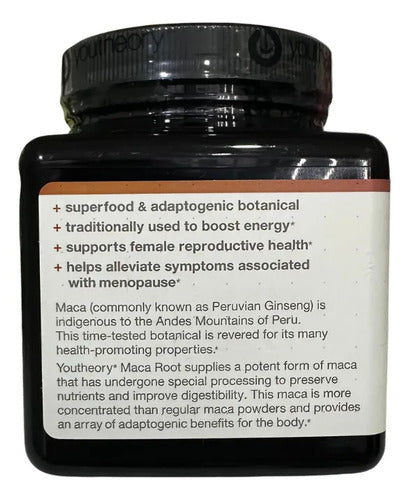 Maca Peruana 1000mg Suplemento Vitaminas Mujer 120 Capsulas Sin Sabor