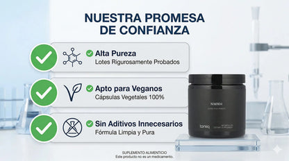 Suplemento Nmnh Mononucleotido De Nicotinamida 60 Capsulas Sin Sabor