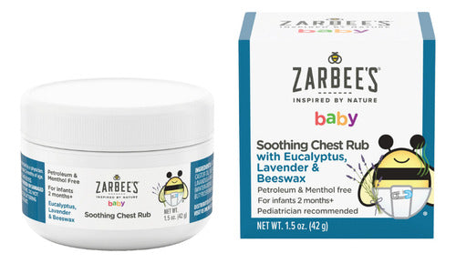 Zarbee's Baby Chest Rub Bálsamo Calmante Para Bebés Pomada