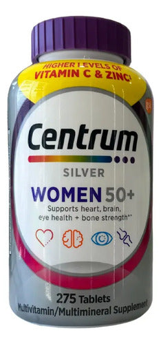 Multivitamínico Para Mujer Mayor De 50 Años 275 Tabletas Sin Sabor