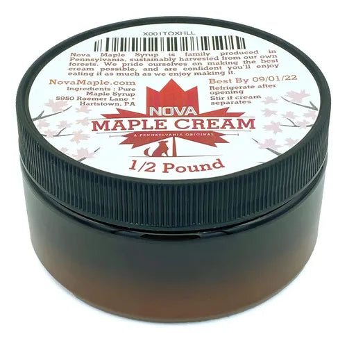 Nova Maple Cream Pure And Simple 1/2 Pound