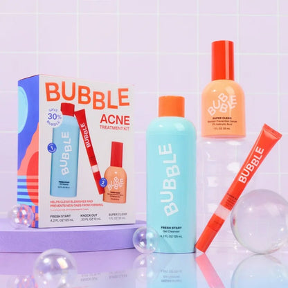 Bubble Acne Treatment Kit Para Acne Acneica Día/noche