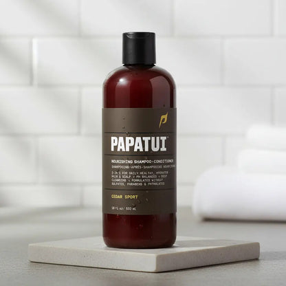Shampoo + Acondicionador 2 En 1 Para Hombre 532ml Papatui