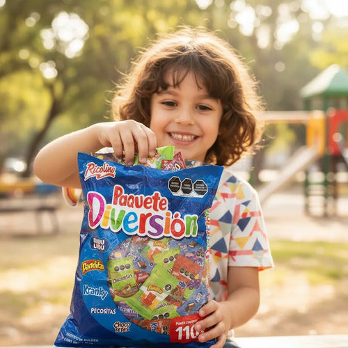 Ricolino Diversión Surtido Caramelo 110 Piezas 1.38 Kg